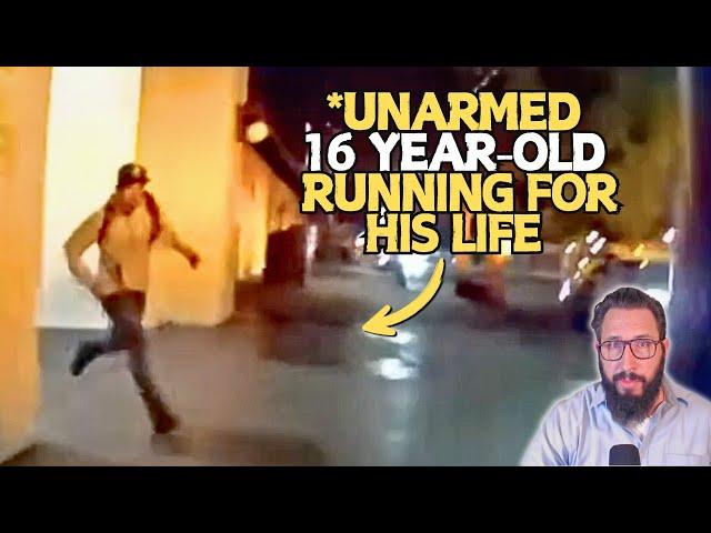 He Runs Away and Survives (but then encounters a police officer)