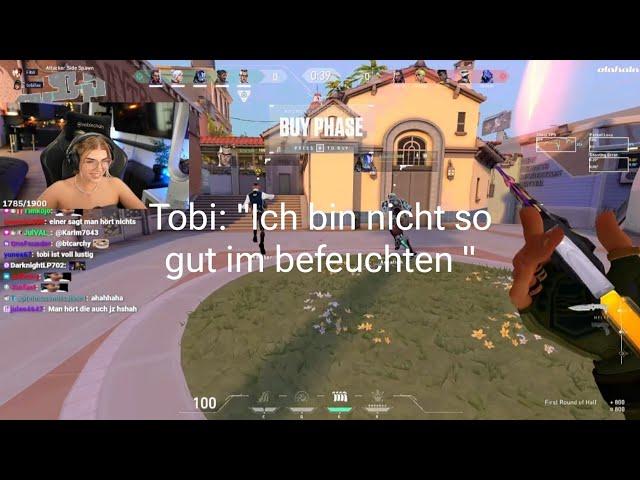 Tobi ist nicht gut im befeuchten 