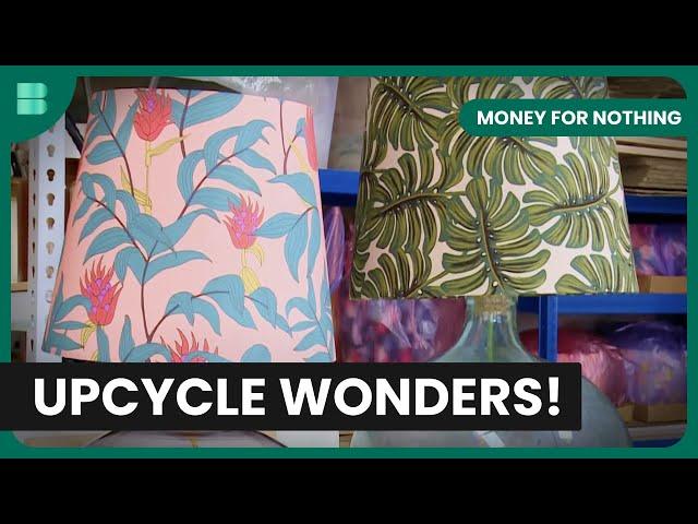 Transforming Glass Bottles into Art! - Money For Nothing - Reality TV