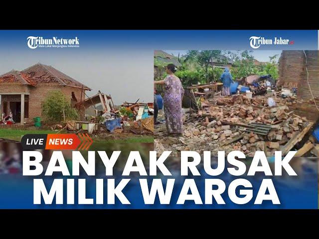 Dampak Puting Beliung di Indramayu, Banyak Rumah & Bangunan Rusak