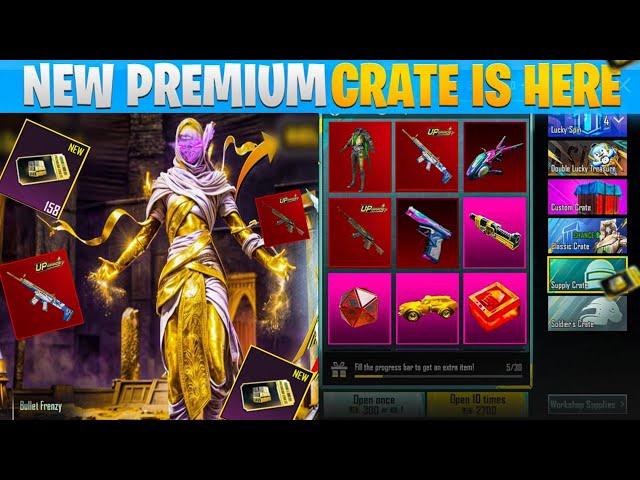 New Premium Crate Is Here | Free Upgraded Old Rare Scar-L Skin &  Mythics | New Release date | PUBGM