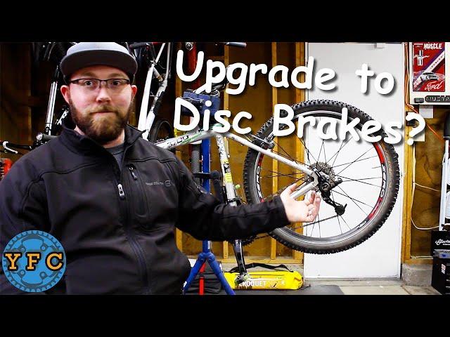 Disc Brakes on a Non-Disc Frame