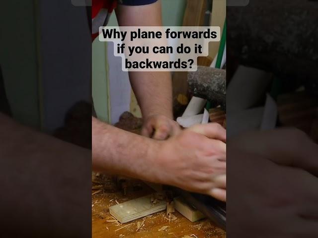 Handplane techniques #woodworking #shorts