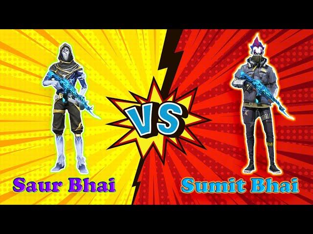 Saur Bhai Vs Sumit Bhai | OP Custom Gameplay | 1 vs 1 