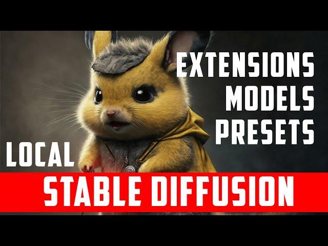 Best AI models and Extensions for Stable Diffusion, local installation