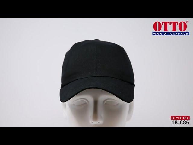 OTTO CAP - Style No. 18-686 6 Panel Low Profile Style Baseball Cap