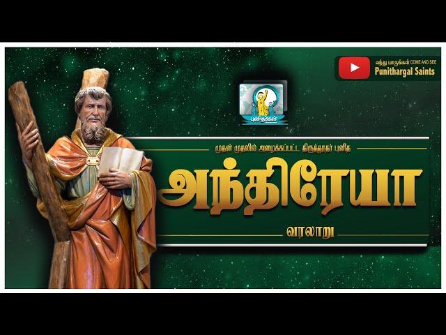 இயேசுவின்  திருத்துதர் புனித அந்திரேயா/ஆண்ட்ரு வரலாறு| பன்னிருவருள் ஒருவர்|