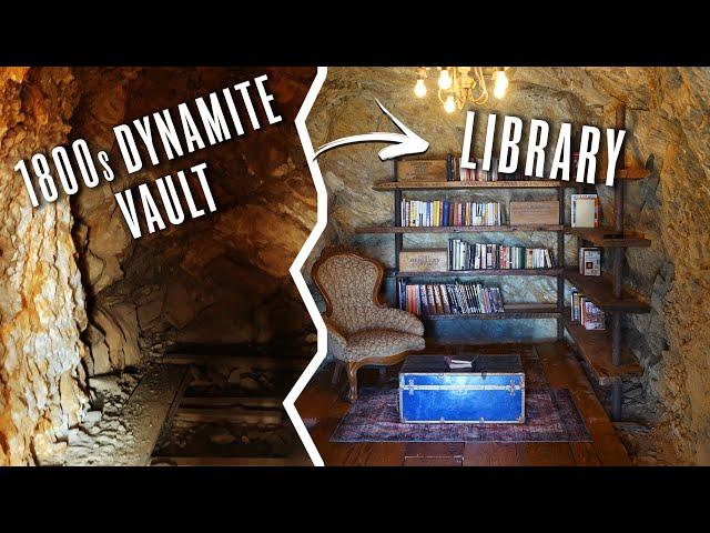 Turning An Abandoned Mine Into A Library!!