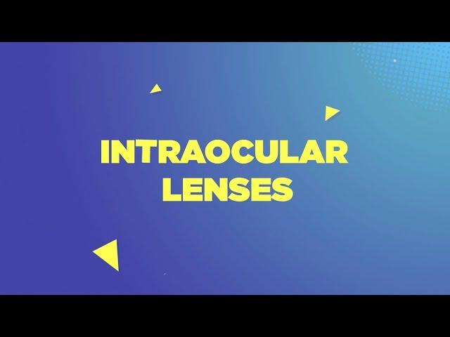 NUH - Healthy Eyes, Healthy Life: Intraocular Lenses