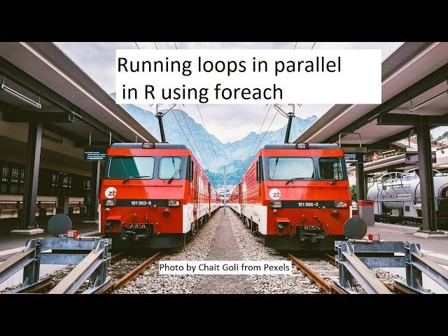 Running loops in parallel in R using foreach