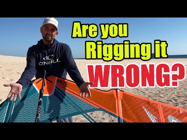 Full Guide to rigging a Sail - Tips and Tricks with Ben Proffitt