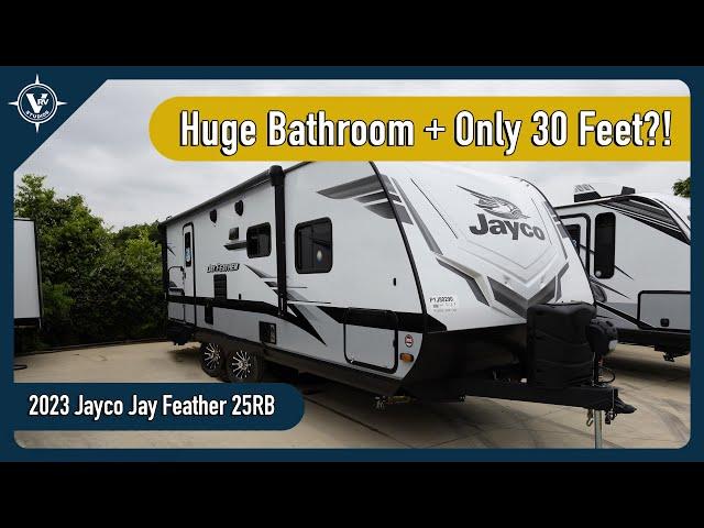 Have You Seen The Size Of This BATHROOM? | 2023 Jayco Jay Feather 25RB