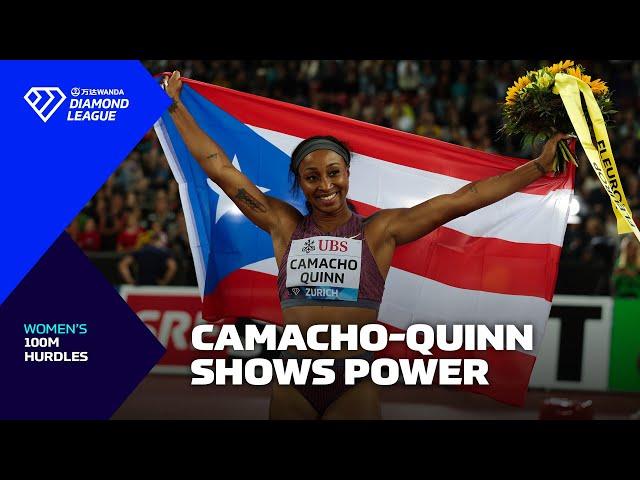 Jasmine Camacho-Quinn powers to victory in Zurich - Wanda Diamond League