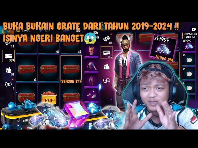 BUKA ISI CRATE BOX DARI TAHUN 2019 - 2024 BUSET BANYAK BGT ITEM LANGKA GAES!!!!