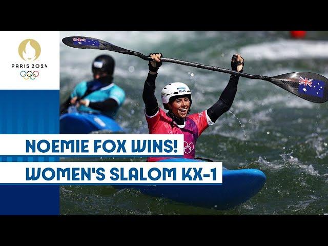  Noemie Fox is GOLDEN | Women's Slalom KX-1 | #Paris2024 Highlights