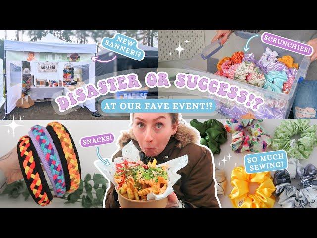 STUDIO VLOG #95  DISASTER OR SUCCESS!? MARKET DAY!? | Fauna Rose 