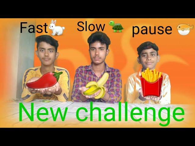 Fastslowpause|| funny game challenge|| Imran Afzal vlogs