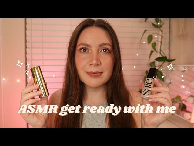 ASMR Get Ready With MeSoft-Spoken Makeup Rummaging & Application + Chit Chat