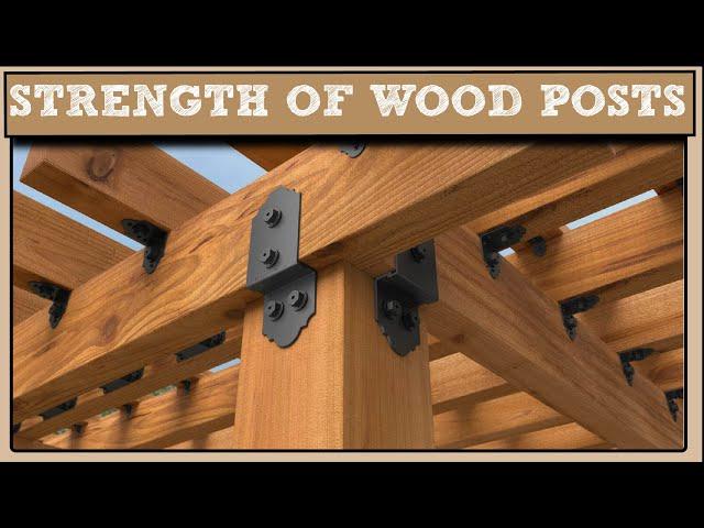 How much load can a timber post actually carry?