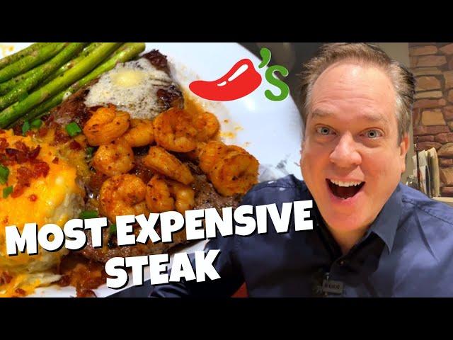 I Ate the Most EXPENSIVE Steak at Chili's 