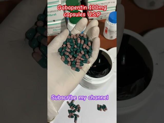 Gabapentin 100mg capsules USP #pharmacy #youtubeshorts #youtube