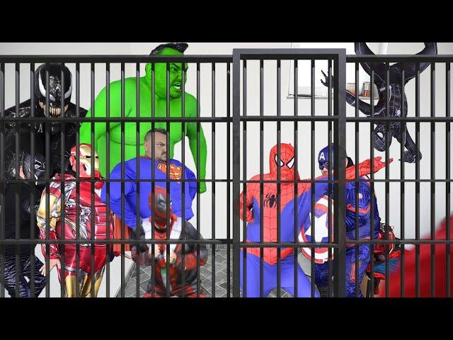 Superheroes Escape From Prison
