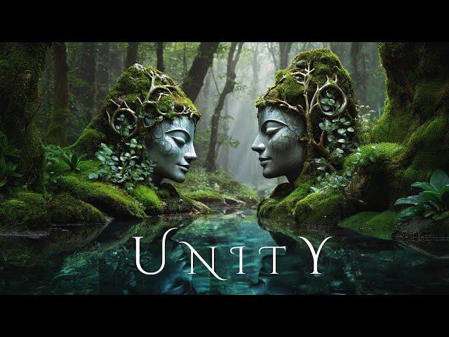 UNITY | Deep Ambient Relaxation Soundscape with Rain - Ethereal Meditative Fantasy Ambient Music