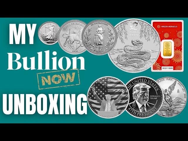 Bullion Now unboxing - Trump, 5oz Snake, Gold Snake, John Wick and more