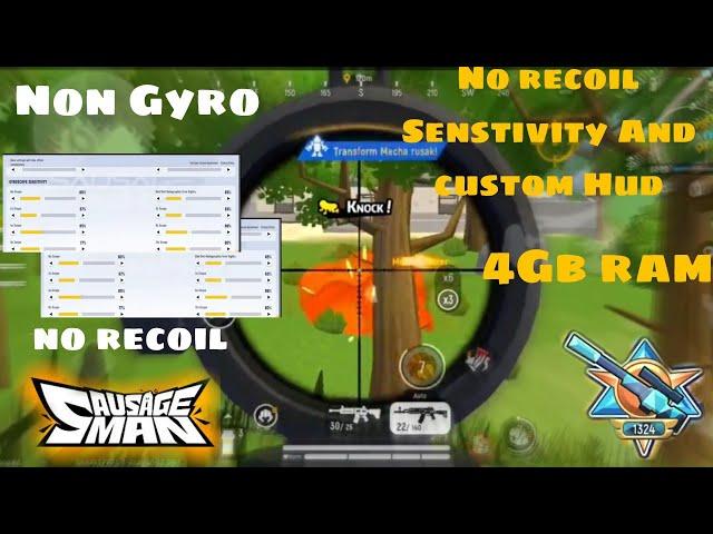 Best sensitivity 100% no recoil/Sausage man guide/ (#sausageman)