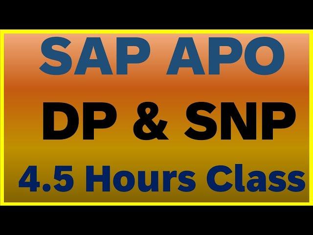 Unlocking the Power of SAP APO: DP and SNP in Action || SAP APO: DP and SNP Tutorial