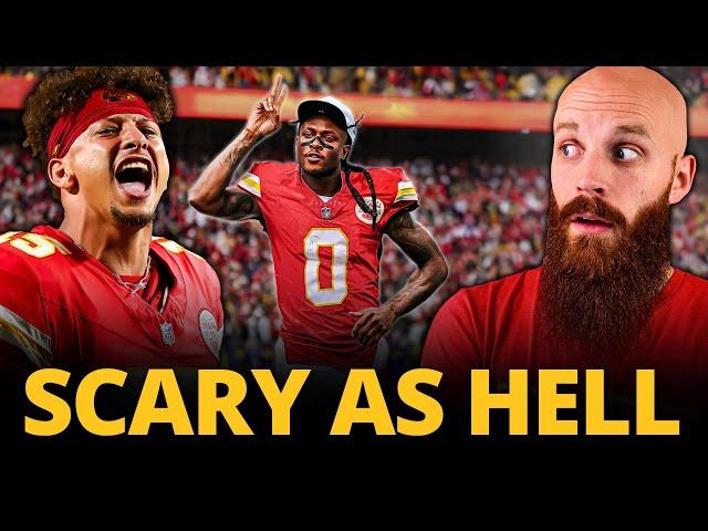 DeAndre Hopkins with the Chiefs is actually terrifying... Kareem Hunt injury and more news