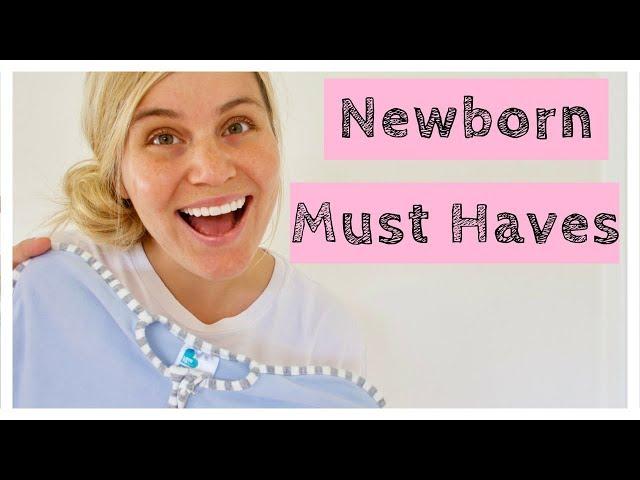 NEWBORN MUST HAVES - NEW BABY ESSENTIALS - MINIMALIST 2ND TIME MOM