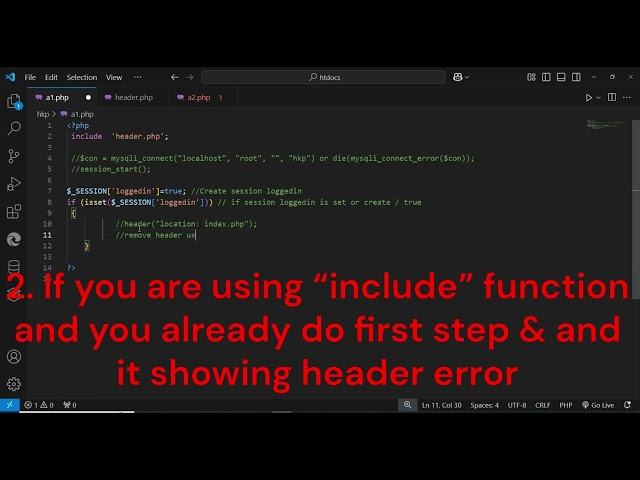 Cannot Modify Header Information-Header already sent by | PHP | 100% Working Solution | AK Web Edits