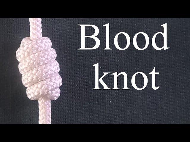 Sea Knots - Blood knot. / Кровавый узел.