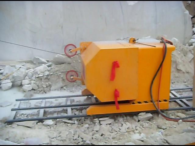 Quarry used marble granite diamond wire saw machine