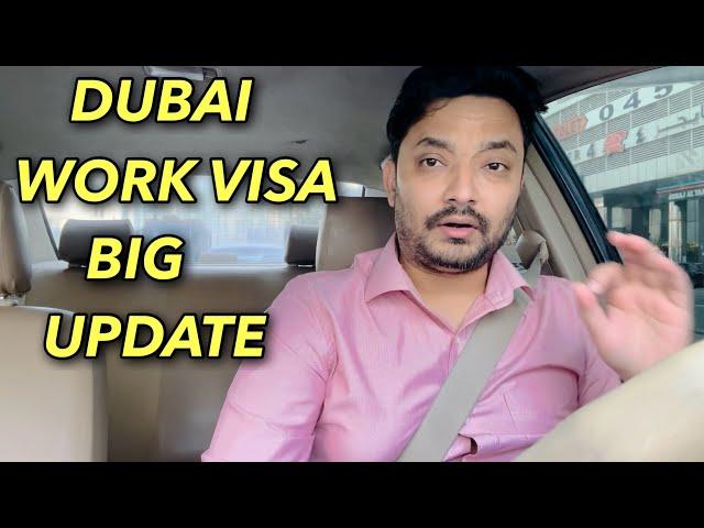 Dubai Work Visa Update | No Visa For Indian & Pakistani | Dubai Employment Visa Big Update