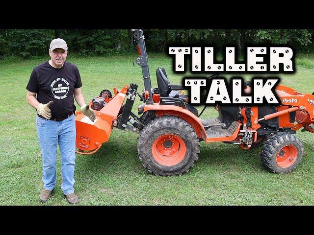 #104 Kubota B2601 with the Land Pride RGA1258 Rotary Tiller Rototiller