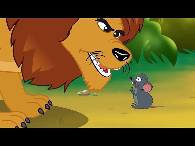 2 Cuentos | El León y el Ratón - Cuentos infantiles para dormir en Español