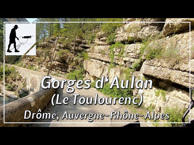 Gorges d'Aulan (Le Toulourenc), Balcony Road D159, Drôme, France - by motorcycle