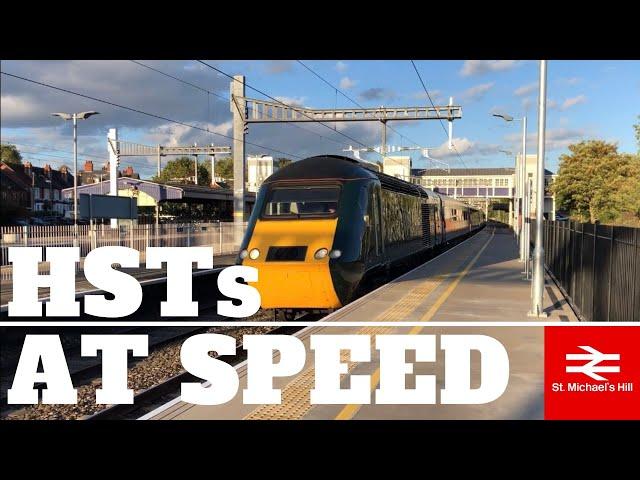 HSTs at Speed on the Great Western Mainline