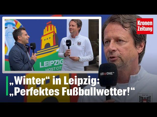 Schöttel im Talk: „Winter“ in Leipzig: „Perfektes Fußballwetter!“ | krone.tv SPORT