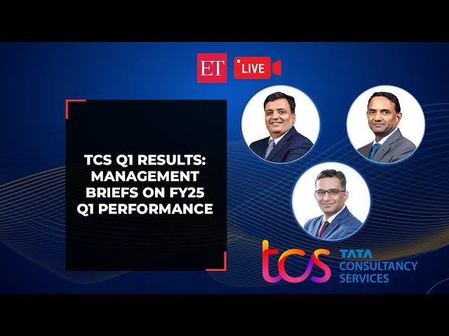 TCS Q1 Results: PAT at Rs 12,105 cr; management briefs on FY25 Q1 performance | LIVE