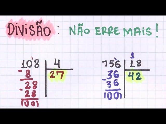 Como Fazer Divisão | Fácil e Rápido