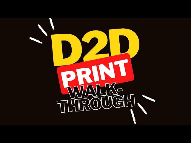 Draft2Digital D2D Print walkthrough + My Experience