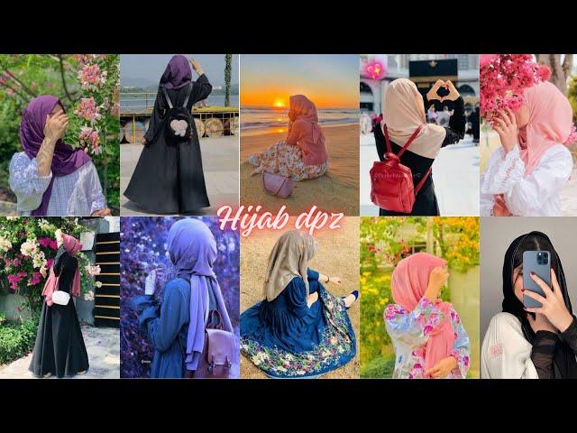 Islamic dpz for girls |Beautiful hijabi girls hide face dpz | #viral #share #top #dp #hijab #islam |