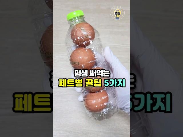 평생 써먹는 페트병 꿀팁 5가지 #살림팁 #생활꿀팁 #꿀팁