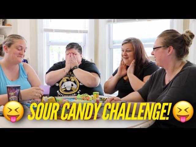 SOUR CANDY CHALLENGE! YUCK!