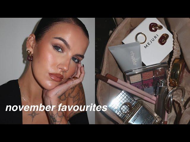 november favourites  - jewellery, skincare, books + makeup