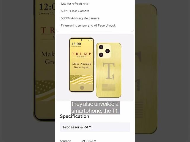 Trump family launches US mobile phone service