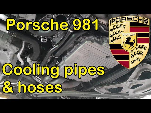 Porsche 981 Cooling pipes and hoses